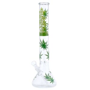 Leaf Jhari Glas Bong Beaker