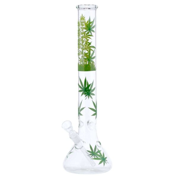 Leaf Jhari Glas Bong Beaker